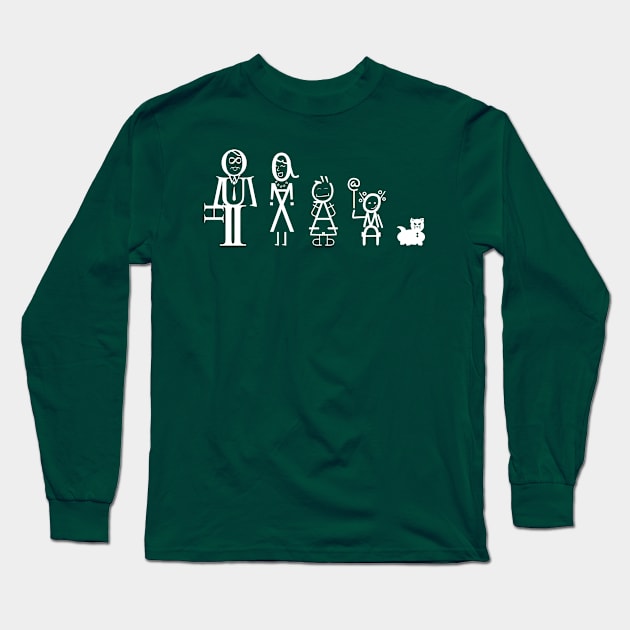 font-family Long Sleeve T-Shirt by HappyNerdShirts